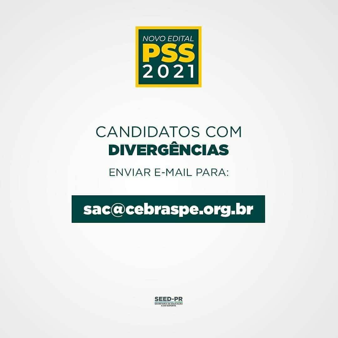 👉 Resposta dos recursos protocolados ocorrerá no dia 19 DE FEVEREIRO.
🗣 Candidatos com divergências, favor entrar em contato com: sac@cebraspe.org.br
Contatos alternativos:
📞 (61) 3448-0100
✉ Caixa Postal 4488, CEP 70842-970, Brasília/DF
#PSS2021