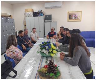 Assinatura da ata de partida para reforma do Colégio Estadual Padre Ponciano José de Araújo