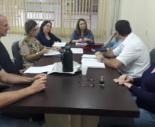 O Núcleo Regional de Educação de Pato Branco recebeu no dia 18 de março de 2019, o Professor Abimael Fernando Moreira, Técnico Pedagógico do Departamento de Educação Básica da Secretaria de Estado da Educação-SEED, que participou de um encontro com o Chefe do NRE, Marcelo Oltramari, a Assistente Técnico Iara Lucia Tecchio Mezomo, as tutoras pedagógicas e a equipe de coordenação da educação básica.
