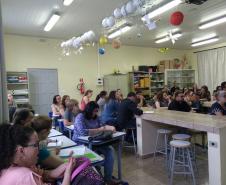 O Núcleo Regional de Educação de Pato Branco promoveu reunião com Diretores e Pedagogos das Instituições Estaduais de Ensino, Secretários Municipais de Educação e Equipes dos Setores do NRE. 