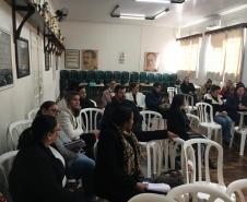 O Núcleo Regional de Educação de Pato Branco realizou nos dias 04, 05 e 06 de junho de 2019, o III Encontro Formativo das Equipes Gestoras, nos Municípios de Pato Branco, Palmas e São João, com oficinas para Pedagogos e Diretores das Instituições de Ensino da Rede Estadual, que trataram do Programa Presente na Escola e da Prova Paraná.