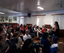 No dia 13 de junho de 2019, aconteceu no Colégio Estadual La Salle, no Município de Pato Branco, reunião de formação sobre o Censo Escolar 2019. 