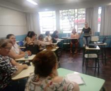 O Programa Conexão Professor - Educação Especial, destinado a oferta de formação continuada aos Profissionais de Educação, das Instituições da Rede Pública Estadual de Ensino do Paraná, realizou formação para os professores dos Colégios/Escolas Estaduais, pertencentes ao Núcleo Regional de Pato Branco, nos dias 10, 11 e 12 de setembro de 2019, sobre o Atendimento Educacional Especializado - AEE.