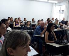 As Equipes Gestoras das Instituições Estaduais de Ensino do Núcleo Regional de Educação de Pato Branco estiveram reunidas no VI Encontro Formativo, formação continuada que foi realizada no dia 18 de outubro de 2019, no Município de Pato Branco.