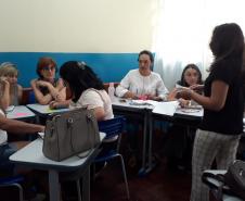 No dia 28 de janeiro de 2020, a Equipe de Ensino do Núcleo Regional de Educação de Pato Branco promoveu encontro com Diretores, Diretores Auxiliares e Pedagogos das instituições de ensino da rede estadual, no Colégio Estadual Professor Agostinho Pereira. 