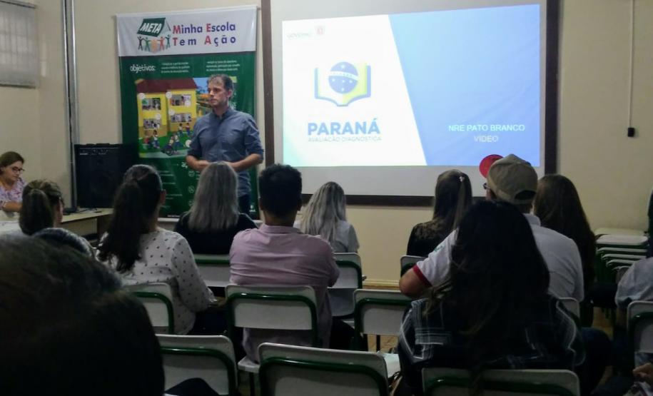 REUNIÃO COM OS SECRETÁRIOS MUNICIPAIS DE EDUCAÇÃO E COORDENADORES PEDAGÓGICOS O Núcleo Regional de Educação de Pato Branco realizou no dia 08 de março de 2019, a primeira reunião do ano com os Secretários Municipais de Educação e Coordenadores Pedagógicos dos 15 (quinze) municípios jurisdicionados ao mesmo.