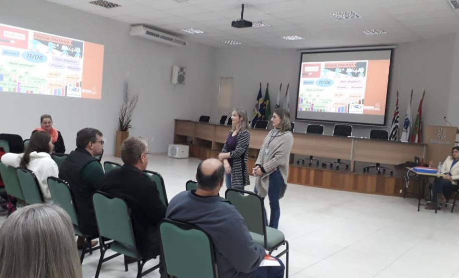 III ENCONTRO FORMATIVO DAS EQUIPES GESTORAS,  PROVA PARANÁ E PROGRAMA PRESENTE NA ESCOLA O Núcleo Regional de Educação de Pato Branco realizou nos dias 04, 05 e 06 de junho de 2019, o III Encontro Formativo das Equipes Gestoras, nos Municípios de Pato Branco, Palmas e São João, com oficinas para Pedagogos e Diretores das Instituições de Ensino da Rede Estadual, que trataram do Programa Presente na Escola e da Prova Paraná.