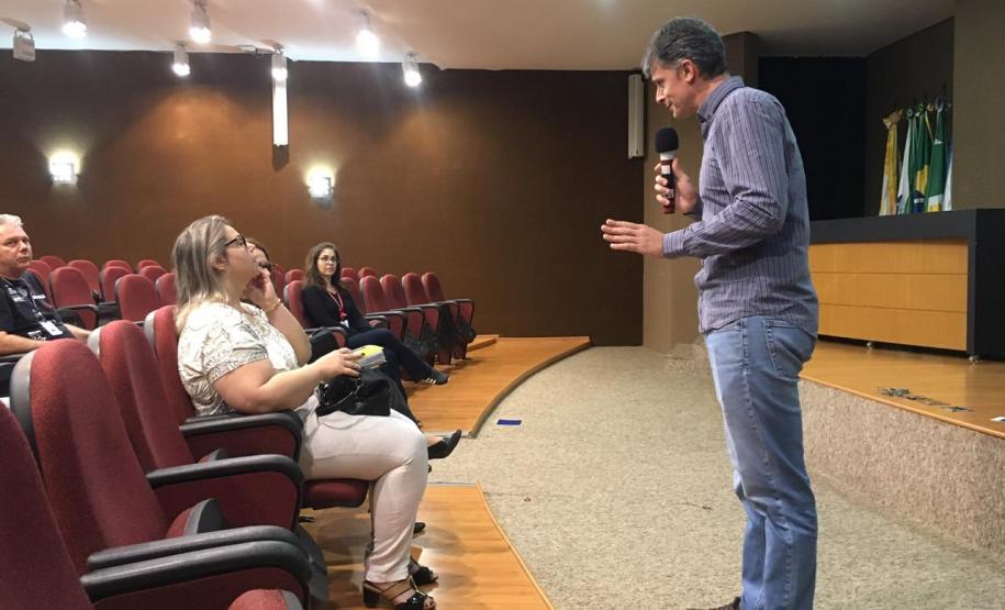 REUNIÃO CONSULTA PÚBLICA PRESENCIAL DO  PROGRAMA ESTADUAL DE EDUCAÇÃO AMBIENTAL (PEEA/PR) Na manhã do dia 23 de outubro de 2019, no auditório do SESC no Município de Pato Branco aconteceu a Consulta Pública Presencial do Programa Estadual de Educação Ambiental (PEEA/PR)