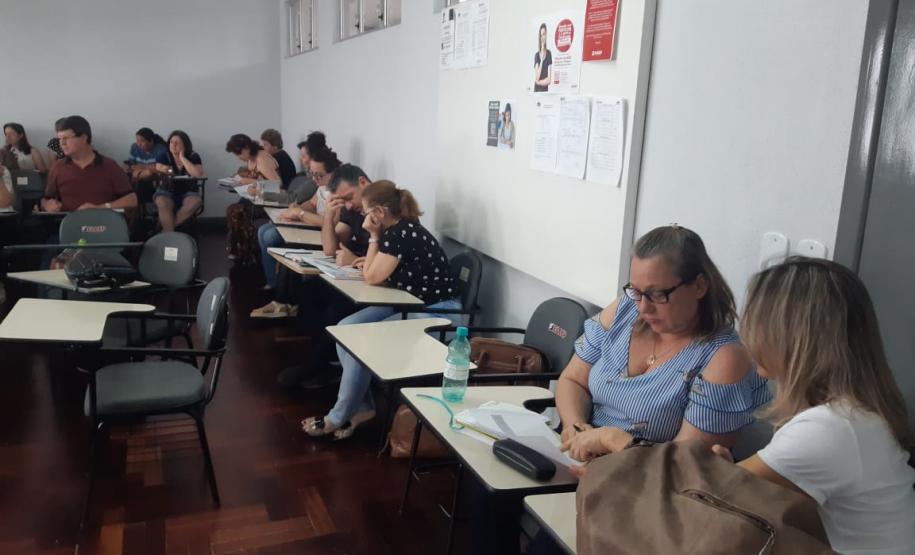 VI ENCONTRO FORMATIVO As Equipes Gestoras das Instituições Estaduais de Ensino do Núcleo Regional de Educação de Pato Branco estiveram reunidas no VI Encontro Formativo, formação continuada que foi realizada no dia 18 de outubro de 2019, no Município de Pato Branco.